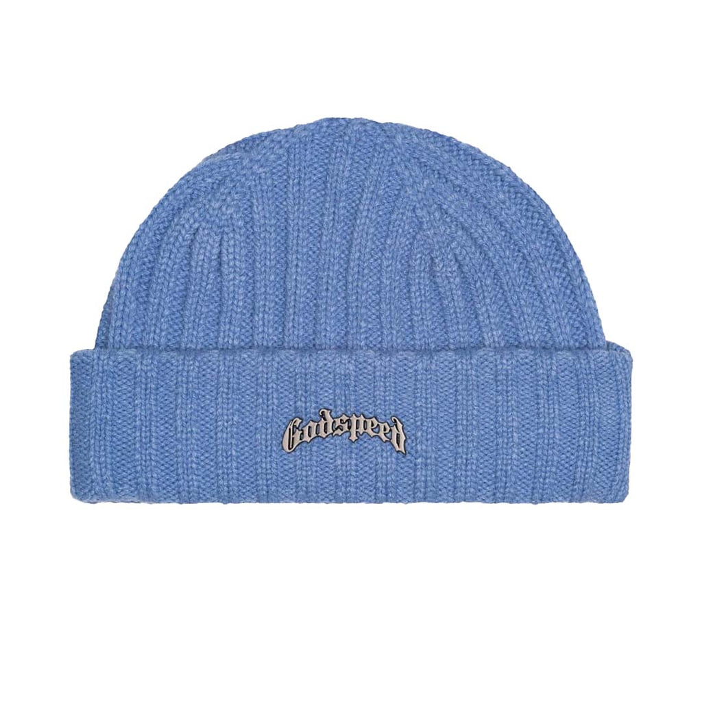 Godspeed OG Logo Emblem Beanie Frosted Blue by Godspeed - NWAHype 1 for streetwear Beanies in USA