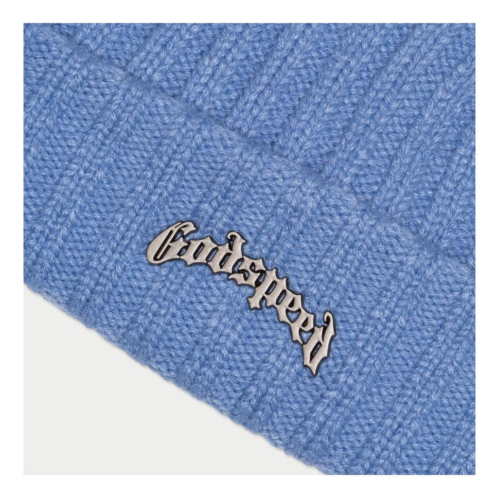 Godspeed OG Logo Emblem Beanie Frosted Blue by Godspeed - NWAHype 1 for streetwear Beanies in USA