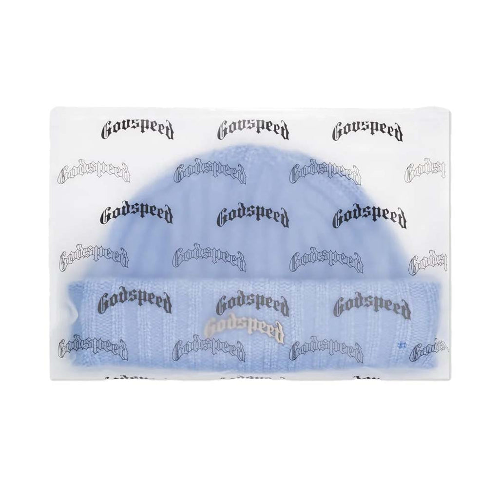 Godspeed OG Logo Emblem Beanie Frosted Blue by Godspeed - NWAHype 1 for streetwear Beanies in USA