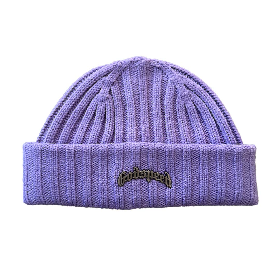 Godspeed OG Logo Emblem Beanie Lilac Purple by Godspeed - NWAHype 1 for streetwear Beanies in USA