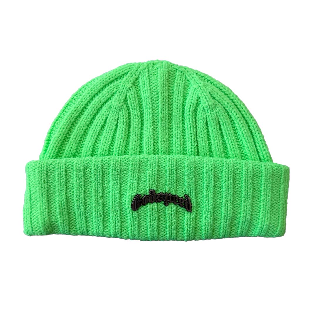 Godspeed OG Logo Emblem Beanie Neon Green by Godspeed - NWAHype 1 for streetwear Beanies in USA