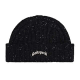 Godspeed OG Logo Emblem Oreo Speckled Black Beanie by Godspeed - NWAHype No.1 for streetwear Beanies in USA