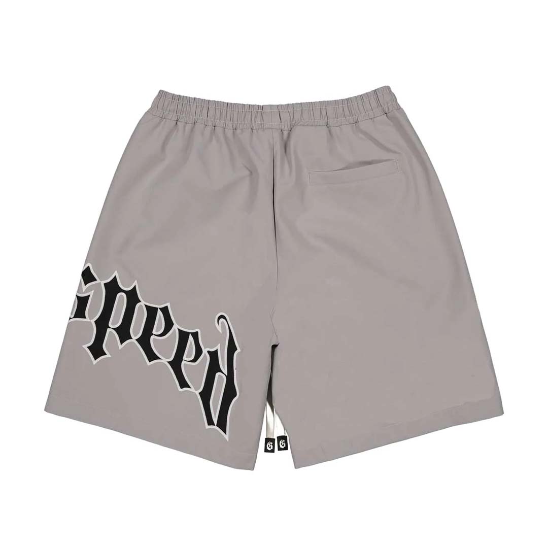 Godspeed OG Logo Nylon Shorts Grey Black by Godspeed - NWAHYPE No.1 for streetwear Shorts in USA