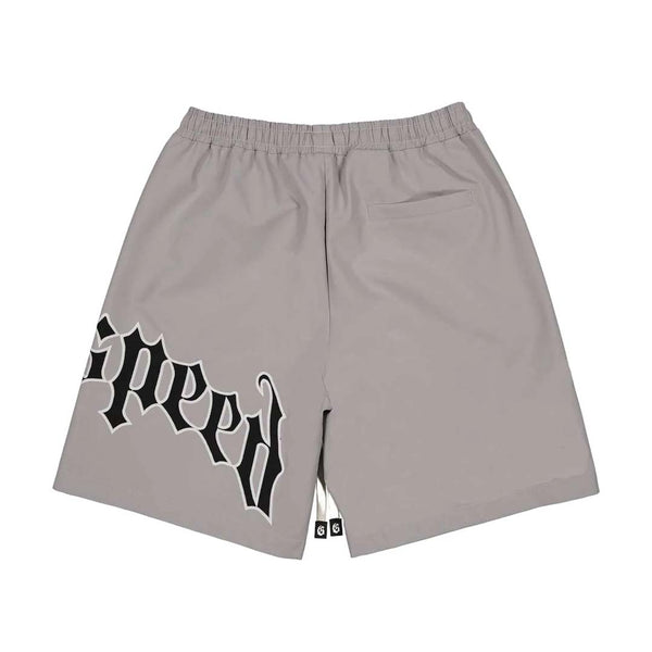 Godspeed OG Logo Nylon Shorts Grey Black by Godspeed - NWAHYPE No.1 for streetwear Shorts in USA