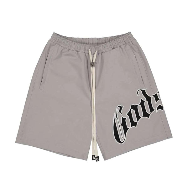Godspeed OG Logo Nylon Shorts Grey Black by Godspeed - NWAHYPE No.1 for streetwear Shorts in USA