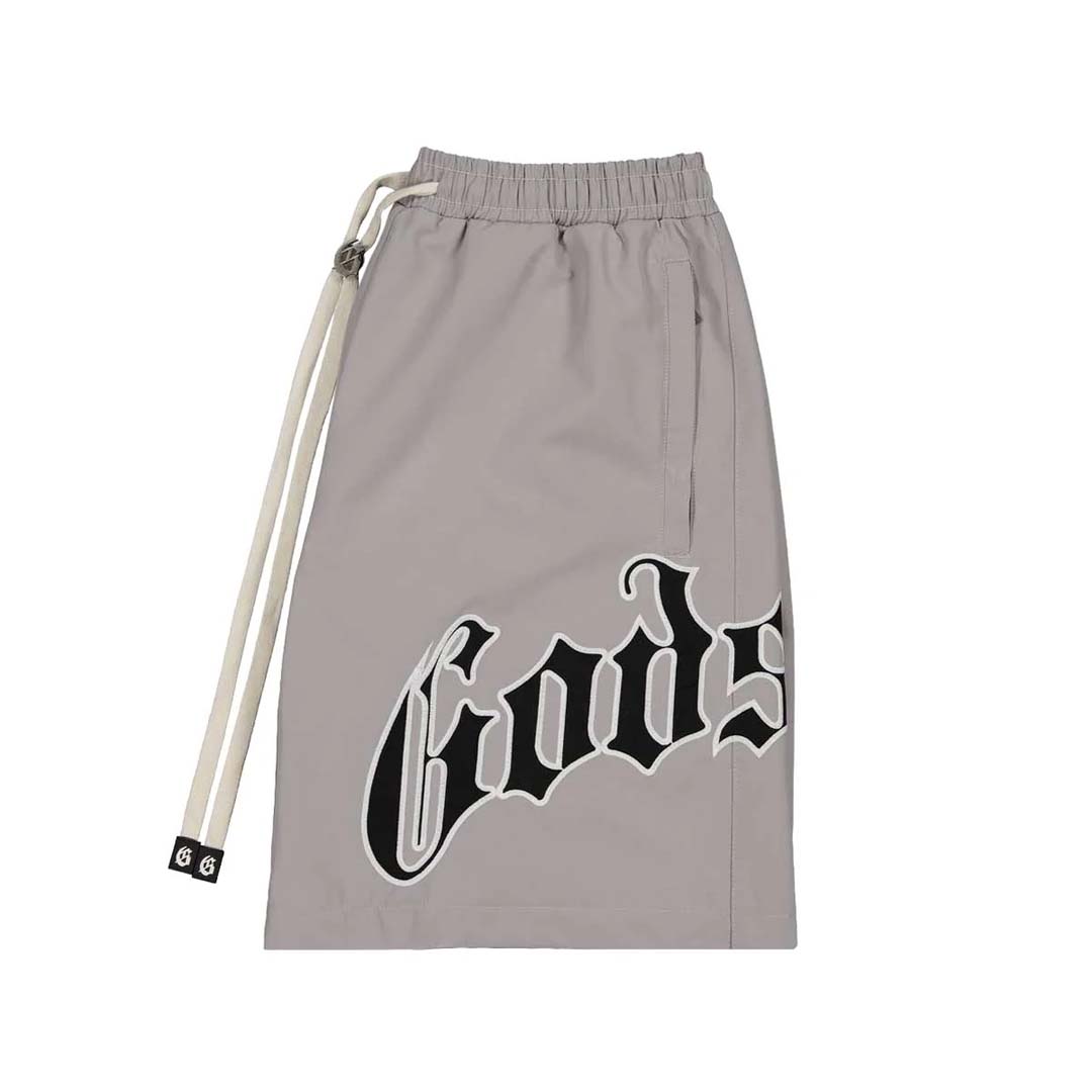 Godspeed OG Logo Nylon Shorts Grey Black by Godspeed - NWAHYPE No.1 for streetwear Shorts in USA