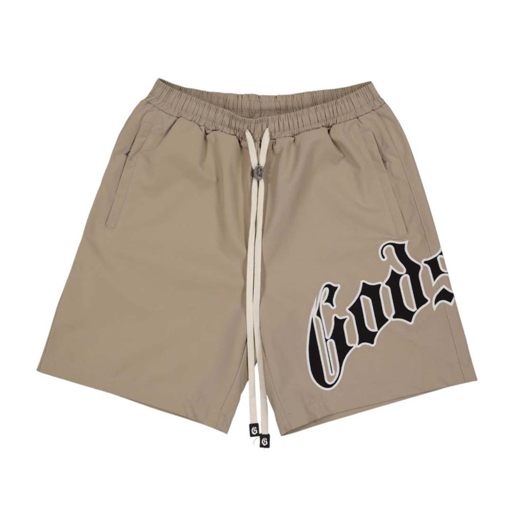 Godspeed OG Logo Nylon Shorts Sand by Godspeed - NWAHYPE No.1 for streetwear Shorts in USA