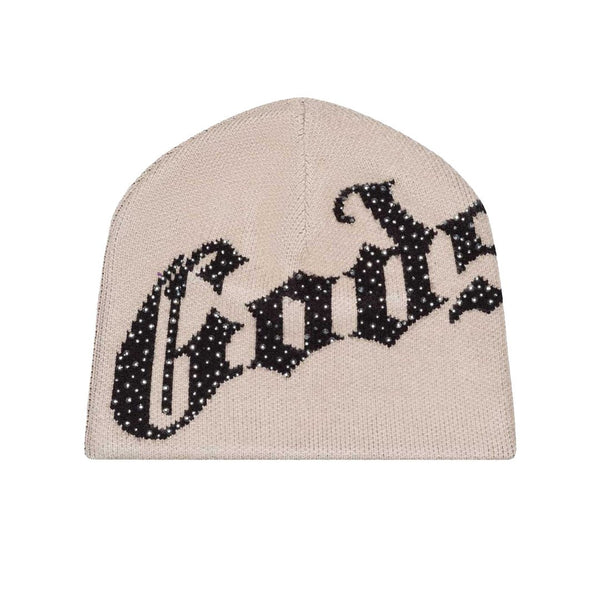 Godspeed OG Logo Studded Beanie Bone by Godspeed - NWAHype No.1 for streetwear Beanies in USA