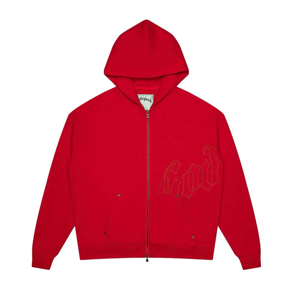 Godspeed OG Logo Sweatsuit Double Red by Godspeed - NWAHype 1 for streetwear Hoodies in USA