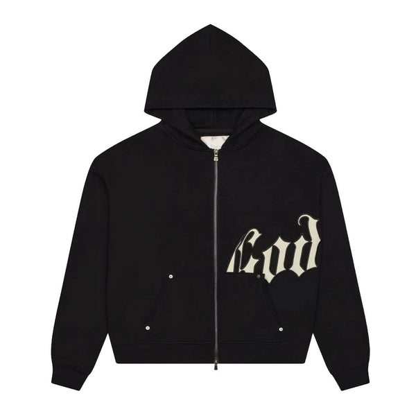 Godspeed OG Logo Sweatsuit Hoodie & Sweatpants Black Cream by Godspeed - NWAHype 1 for streetwear Hoodies in USA