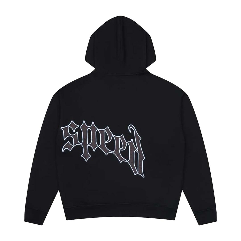 Godspeed OG Logo Sweatsuit Hoodie & Sweatpants Black Light Blue by Godspeed - NWAHYPE No.1 for streetwear Hoodies in USA