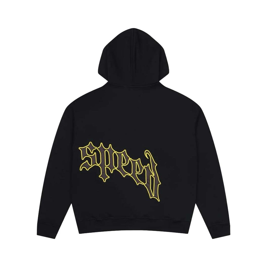 Godspeed OG Logo Sweatsuit Hoodie & Sweatpants Black Yellow by Godspeed - NWAHYPE No.1 for streetwear Hoodies in USA