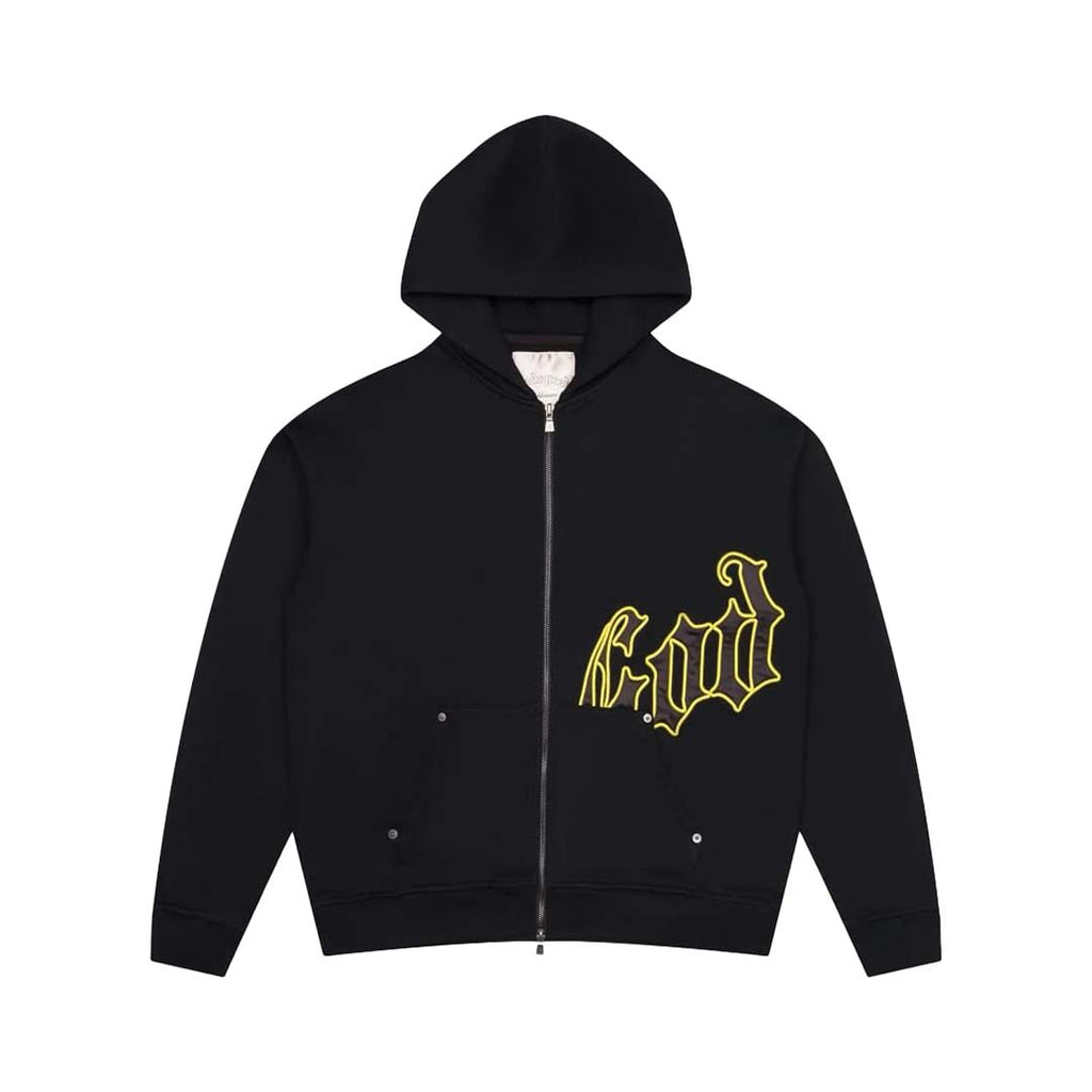 Godspeed OG Logo Sweatsuit Hoodie & Sweatpants Black Yellow by Godspeed - NWAHYPE No.1 for streetwear Hoodies in USA