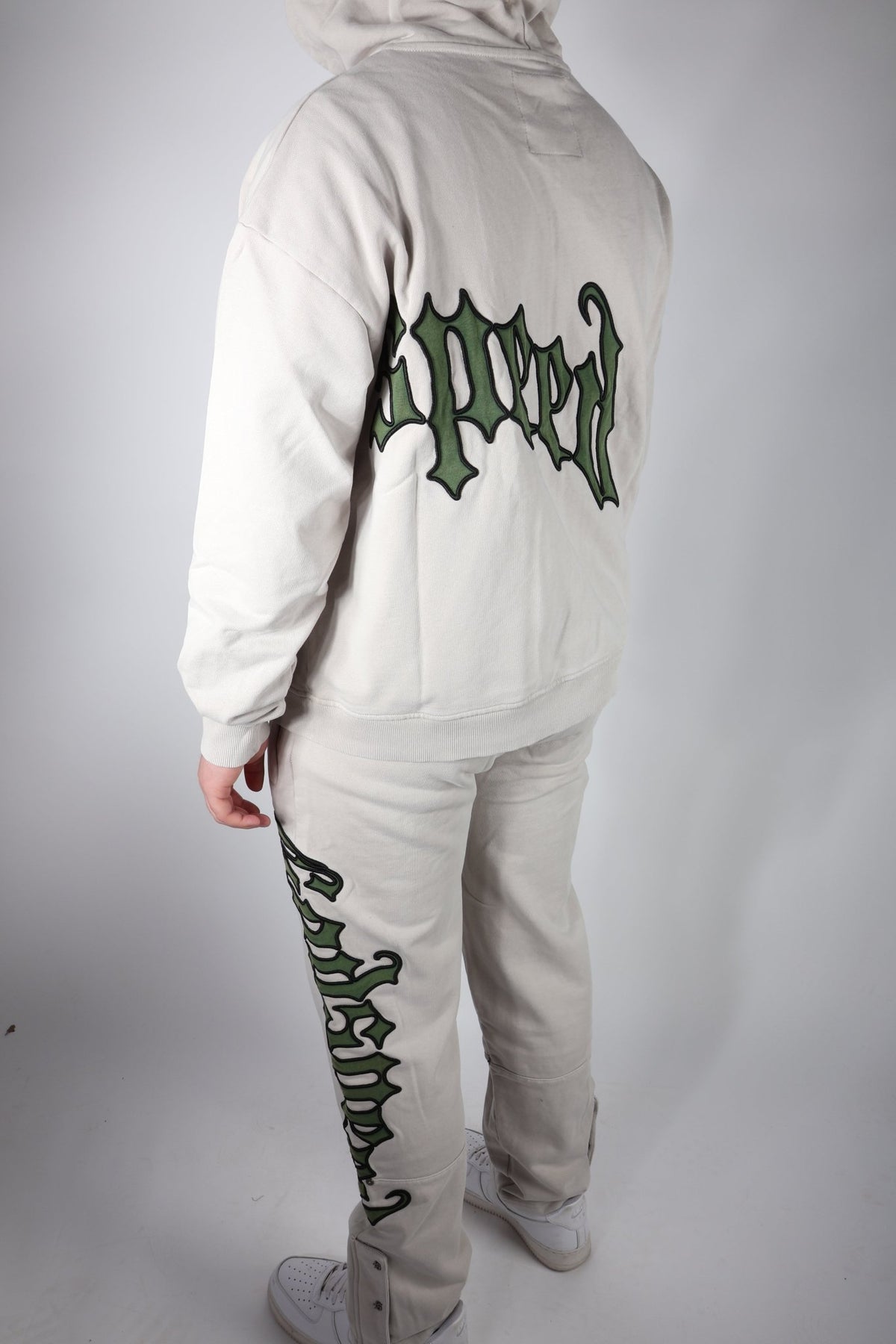Godspeed OG Logo Sweatsuit Hoodies & Sweatpants Stone Green by Godspeed - NWAHYPE No.1 for streetwear Hoodies in USA
