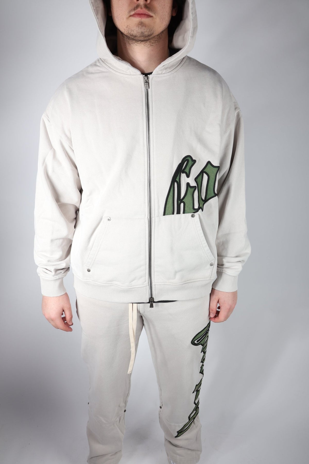 Godspeed OG Logo Sweatsuit Hoodies & Sweatpants Stone Green by Godspeed - NWAHYPE No.1 for streetwear Hoodies in USA