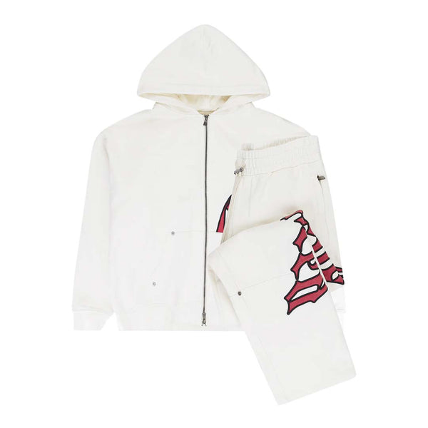 Godspeed OG Logo Sweatsuit V2 Bone Red by Godspeed - NWAHYPE No.1 for streetwear Hoodies in USA