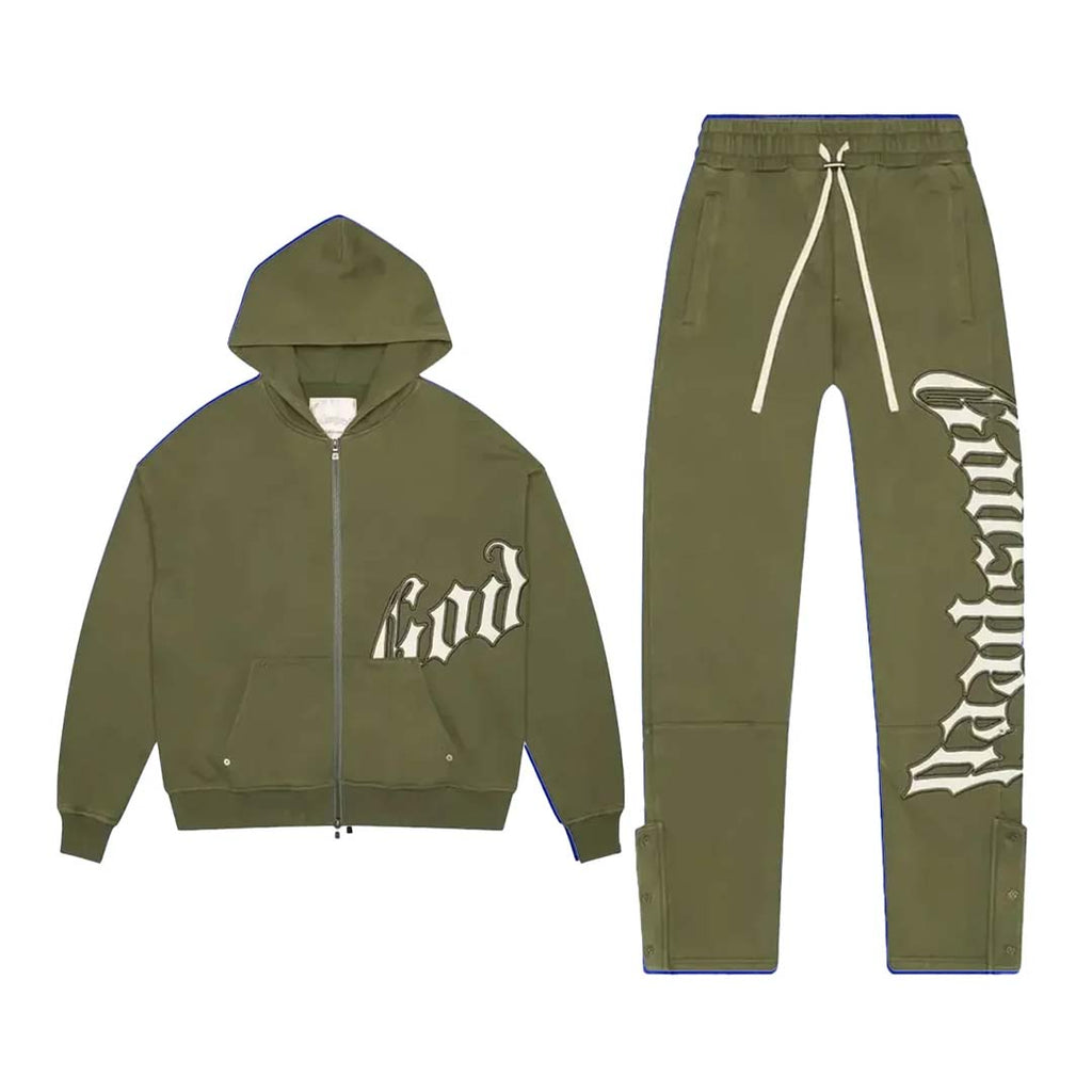 Godspeed OG Logo V2 Sweatsuit Olive by Godspeed - NWAHYPE No.1 for streetwear Hoodies in USA