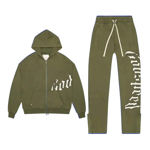 Godspeed OG Logo V2 Sweatsuit Olive by Godspeed - NWAHYPE No.1 for streetwear Hoodies in USA