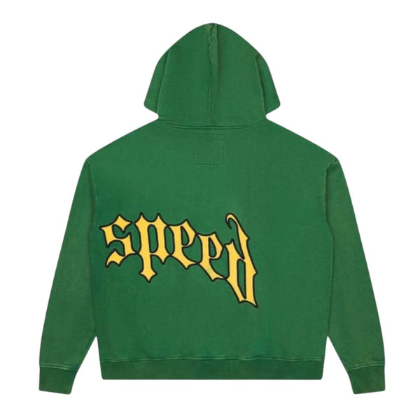 Godspeed OG Logo V2 Zip Up Green/Yellow by Godspeed - NWAHYPE No.1 for streetwear Hoodies in USA