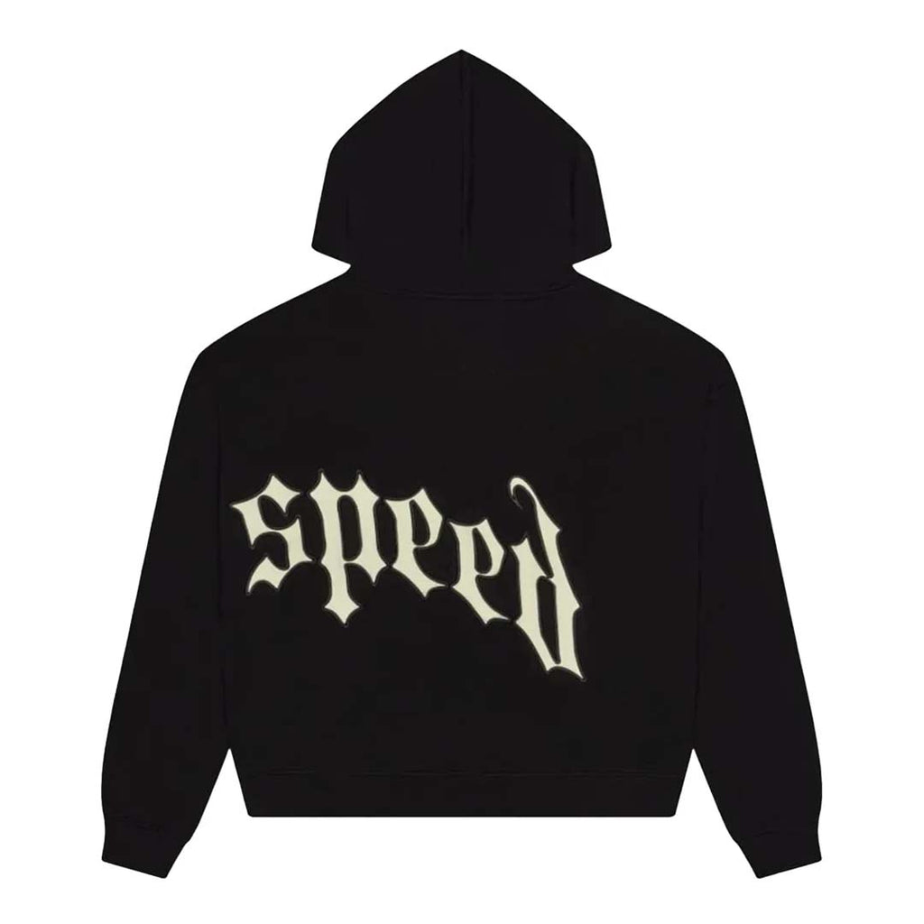 Godspeed OG Logo V2 Zip Up Hoodie Black White by Godspeed - NWAHYPE No.1 for streetwear Hoodies in USA