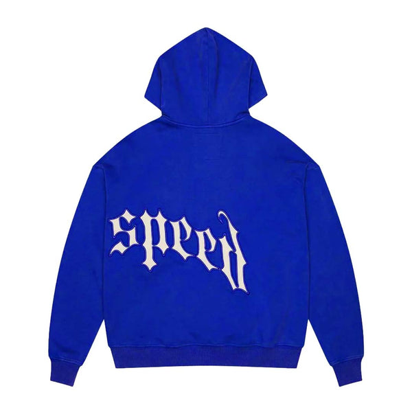 Godspeed OG Logo V2 Zip Up Hoodie Cobalt Blue by Godspeed - NWAHYPE No.1 for streetwear Hoodies in USA