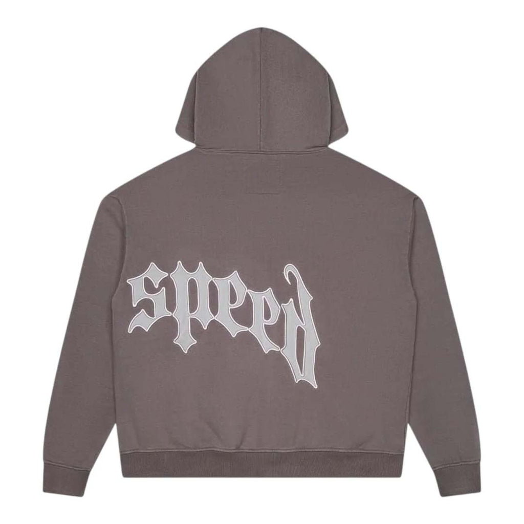Godspeed OG Logo V2 Zip Up Hoodie Stone Grey by Godspeed - NWAHYPE No.1 for streetwear Hoodies in USA