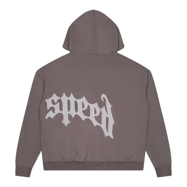 Godspeed OG Logo V2 Zip Up Hoodie Stone Grey by Godspeed - NWAHYPE No.1 for streetwear Hoodies in USA