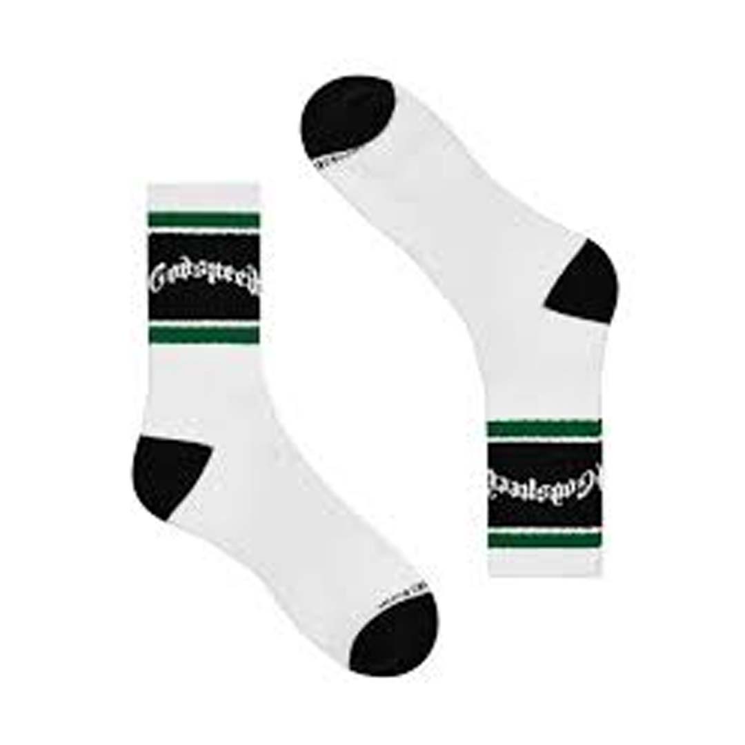 Godspeed OG Striped Socks White Green by Godspeed - NWAHYPE No.1 for streetwear Accessories in USA