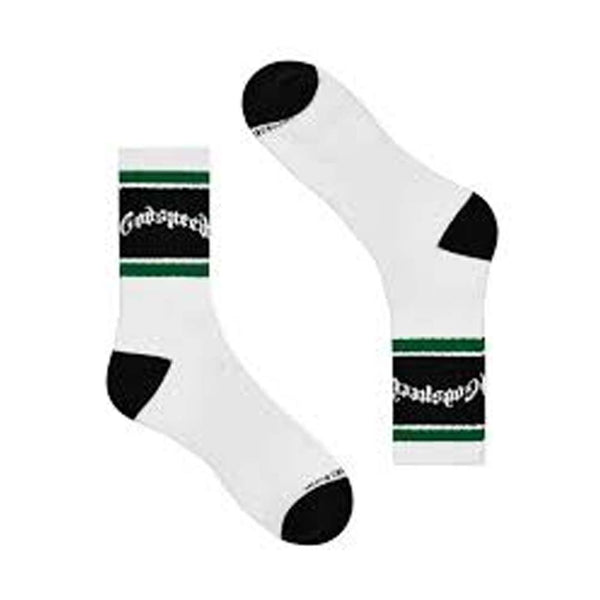 Godspeed OG Striped Socks White Green by Godspeed - NWAHYPE No.1 for streetwear Accessories in USA