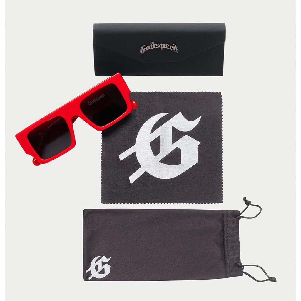 Godspeed OG Sunglasses Fire Red by Godspeed - NWAHYPE No.1 for streetwear Accessories in USA