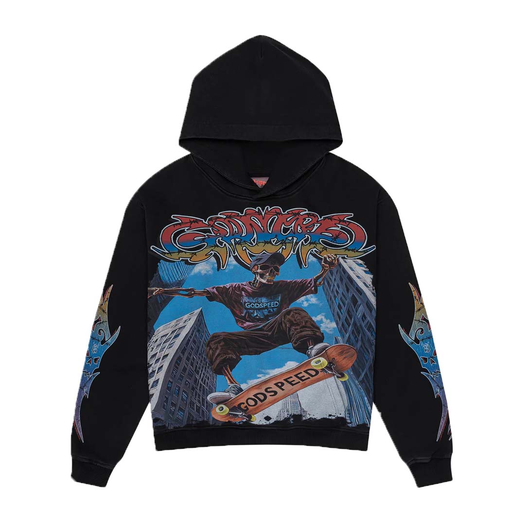 Godspeed Ollie Hoodie Black by Godspeed - NWAHype No.1 for streetwear Hoodies in USA
