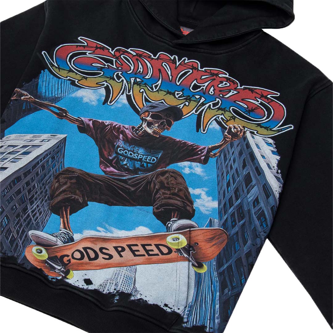 Godspeed Ollie Hoodie Black by Godspeed - NWAHype No.1 for streetwear Hoodies in USA