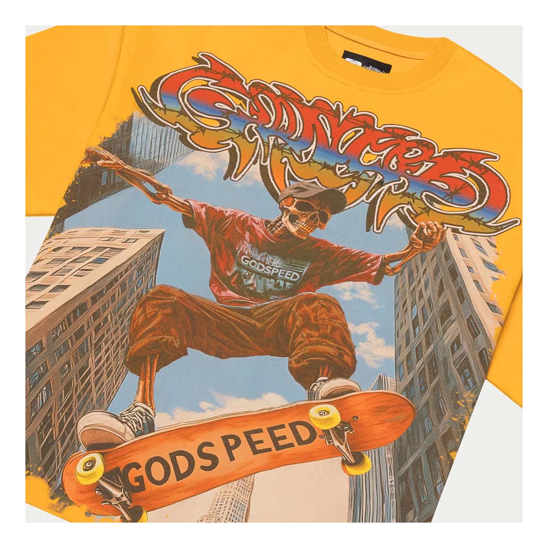 Godspeed Ollie Tee Yellow by Godspeed - NWAHype 1 for streetwear T-Shirts in USA