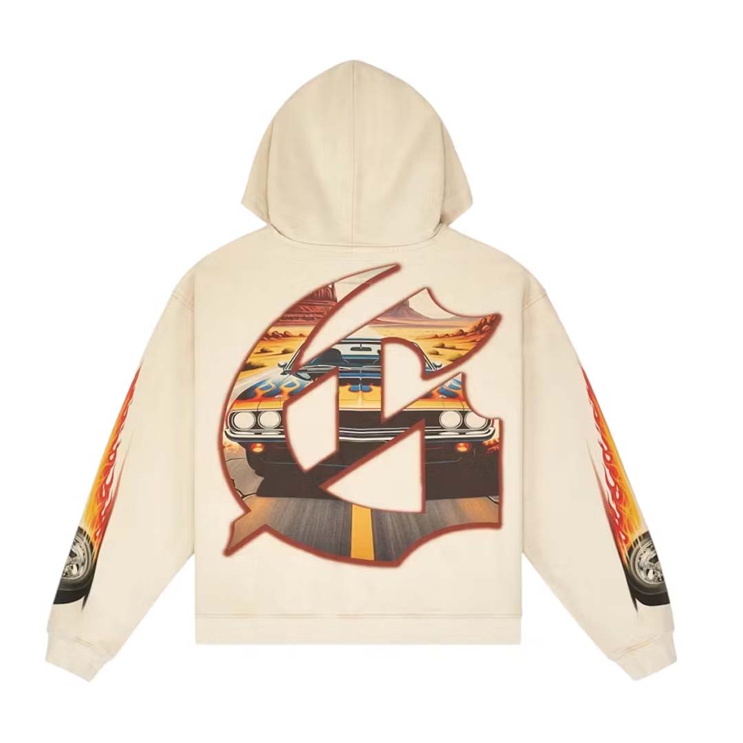 Godspeed On The Run II Hoodie Bone by Godspeed - NWAHYPE No.1 for streetwear Hoodies in USA