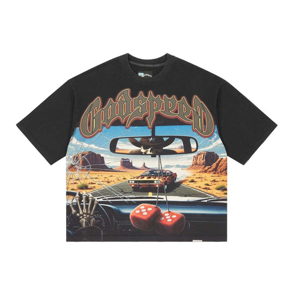 Godspeed On The Run II Tee Black by Godspeed - NWAHYPE No.1 for streetwear T-Shirts in USA