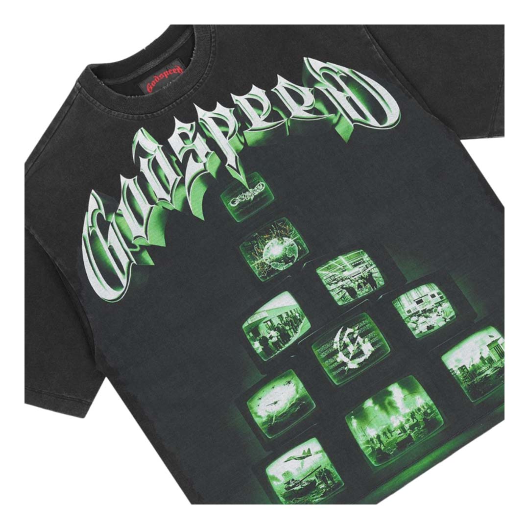Godspeed Overstimulation Tee Black by Godspeed - NWAHYPE No.1 for streetwear T-Shirts in USA
