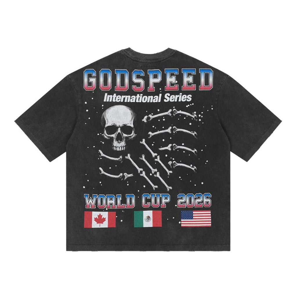 Godspeed Planet Futbol Tee Black by Godspeed - NWAHYPE No.1 for streetwear T-Shirts in USA