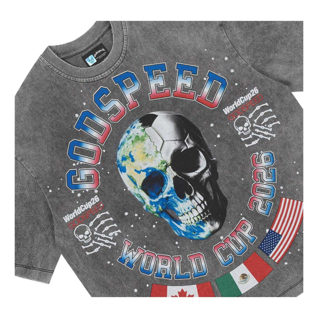 Godspeed Planet Futbol Tee Grey by Godspeed - NWAHYPE No.1 for streetwear T-Shirts in USA