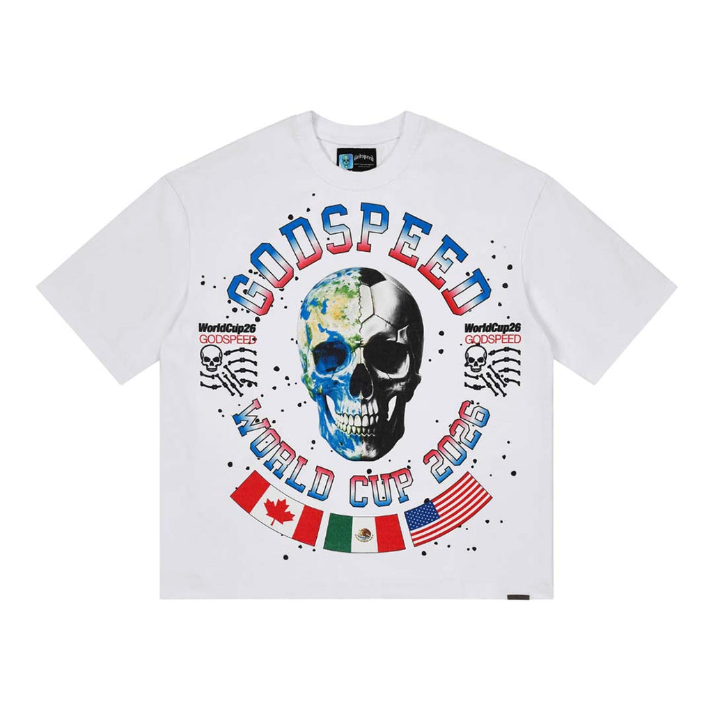Godspeed Planet Futbol Tee White by Godspeed - NWAHYPE No.1 for streetwear T-Shirts in USA