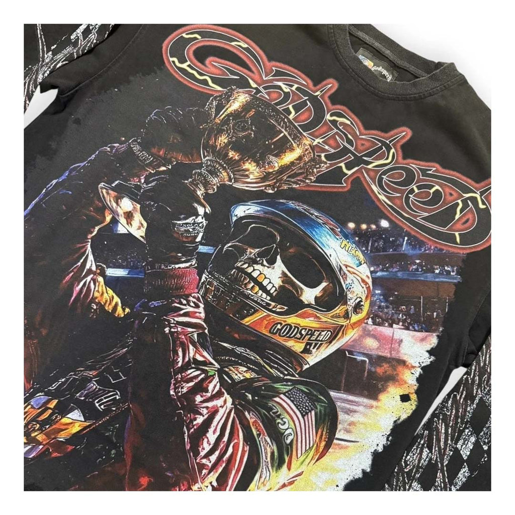 Godspeed Podium Dreams Long Sleeve Tee Black by Godspeed - NWAHype 1 for streetwear T-Shirts in USA