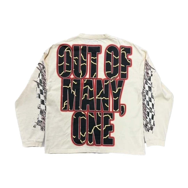 Godspeed Podium Dreams Long Sleeve Tee Bone by Godspeed - NWAHype 1 for streetwear T-Shirts in USA