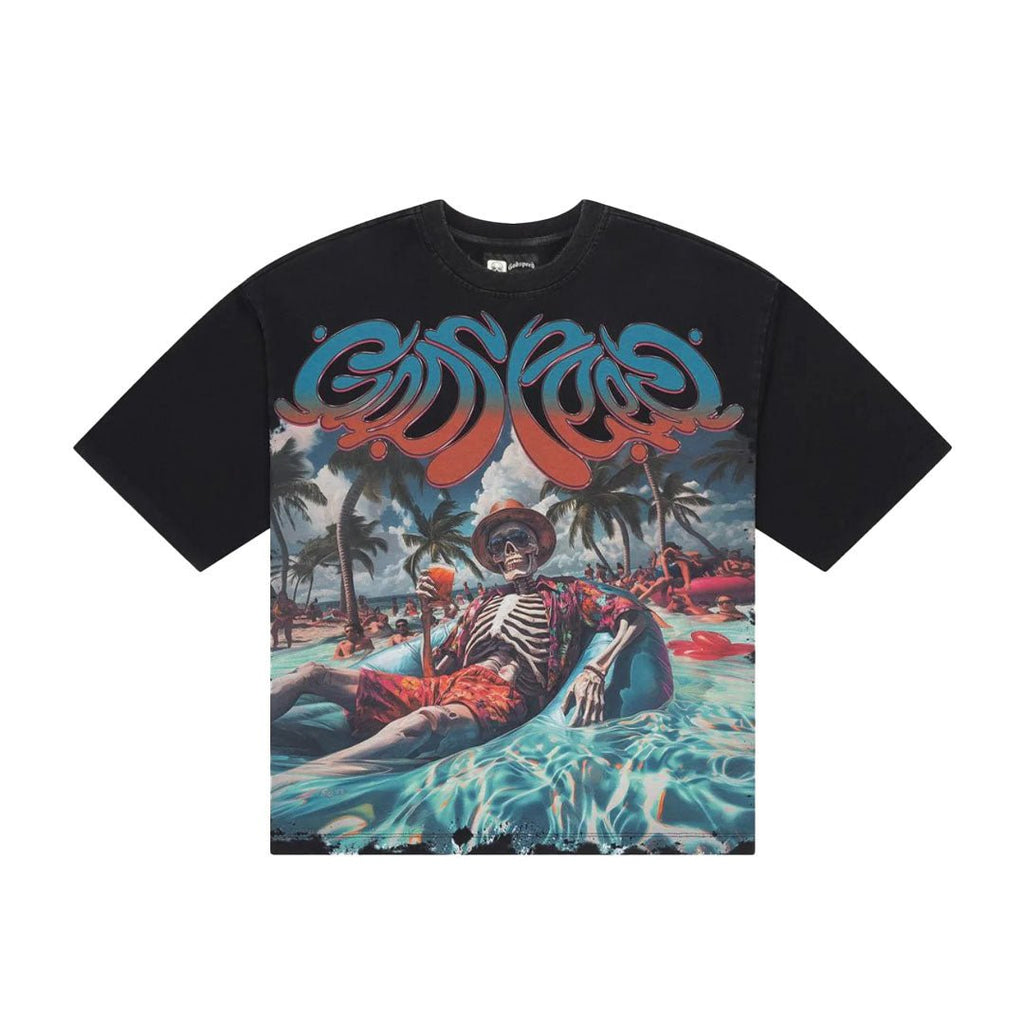 Godspeed Pool Party Tee Black Wash by Godspeed - NWAHype 1 for streetwear T-Shirts in USA