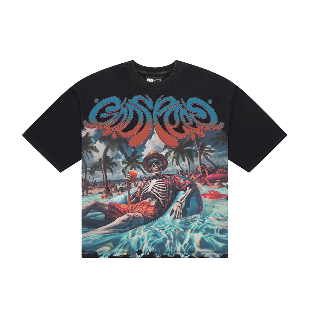Godspeed Pool Party Tee Black Wash by Godspeed - NWAHype 1 for streetwear T-Shirts in USA