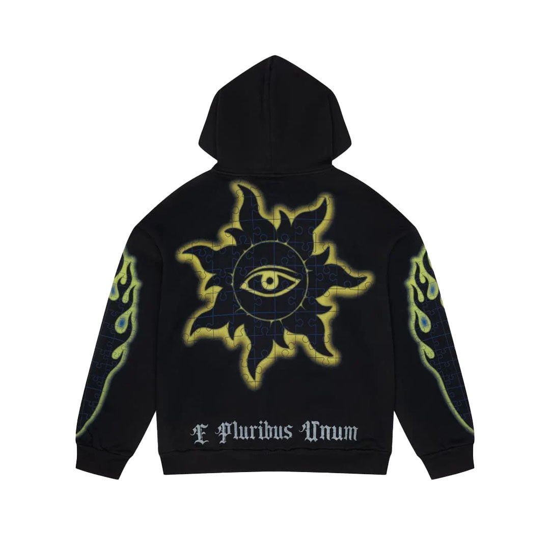 Godspeed Puzzled Black Hoodie by Godspeed - NWAHype No.1 for streetwear Hoodies in USA