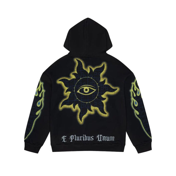 Godspeed Puzzled Black Hoodie by Godspeed - NWAHype No.1 for streetwear Hoodies in USA