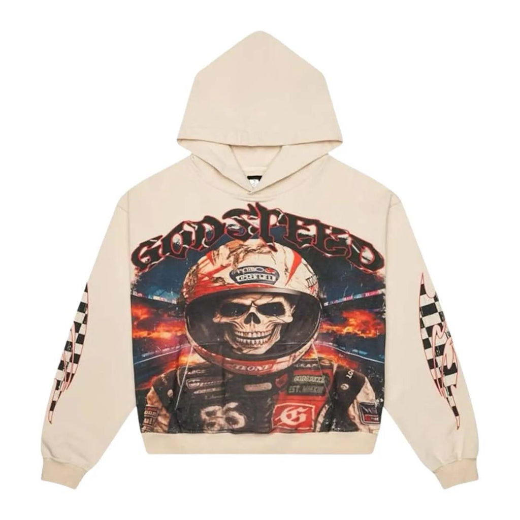 Godspeed Racer Goldie Hoodie Bone by Godspeed - NWAHYPE No.1 for streetwear Hoodies in USA