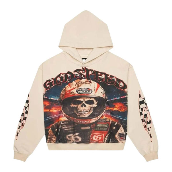 Godspeed Racer Goldie Hoodie Bone by Godspeed - NWAHYPE No.1 for streetwear Hoodies in USA