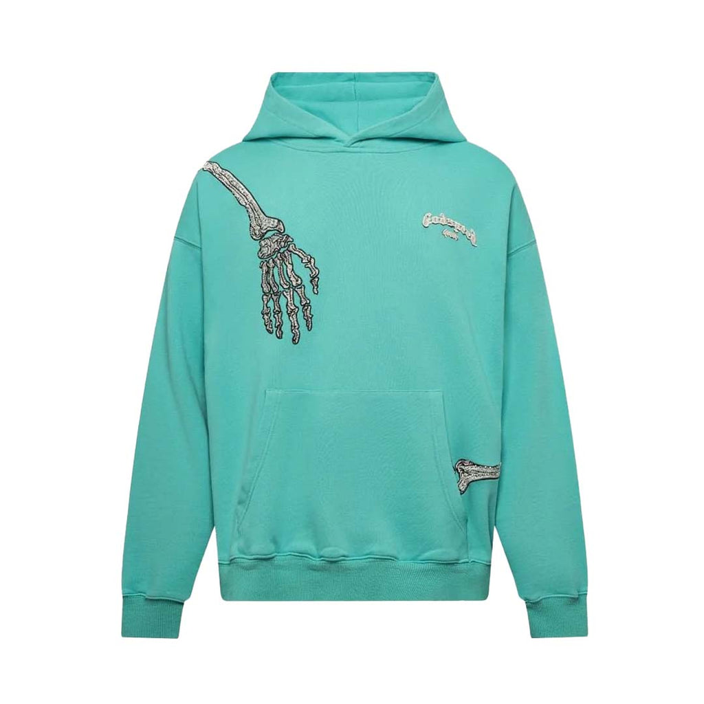 Godspeed R.O.D. Hoodie Aqua Limited Edition Rhinestone by Godspeed - NWAHype 1 for streetwear Hoodies in USA