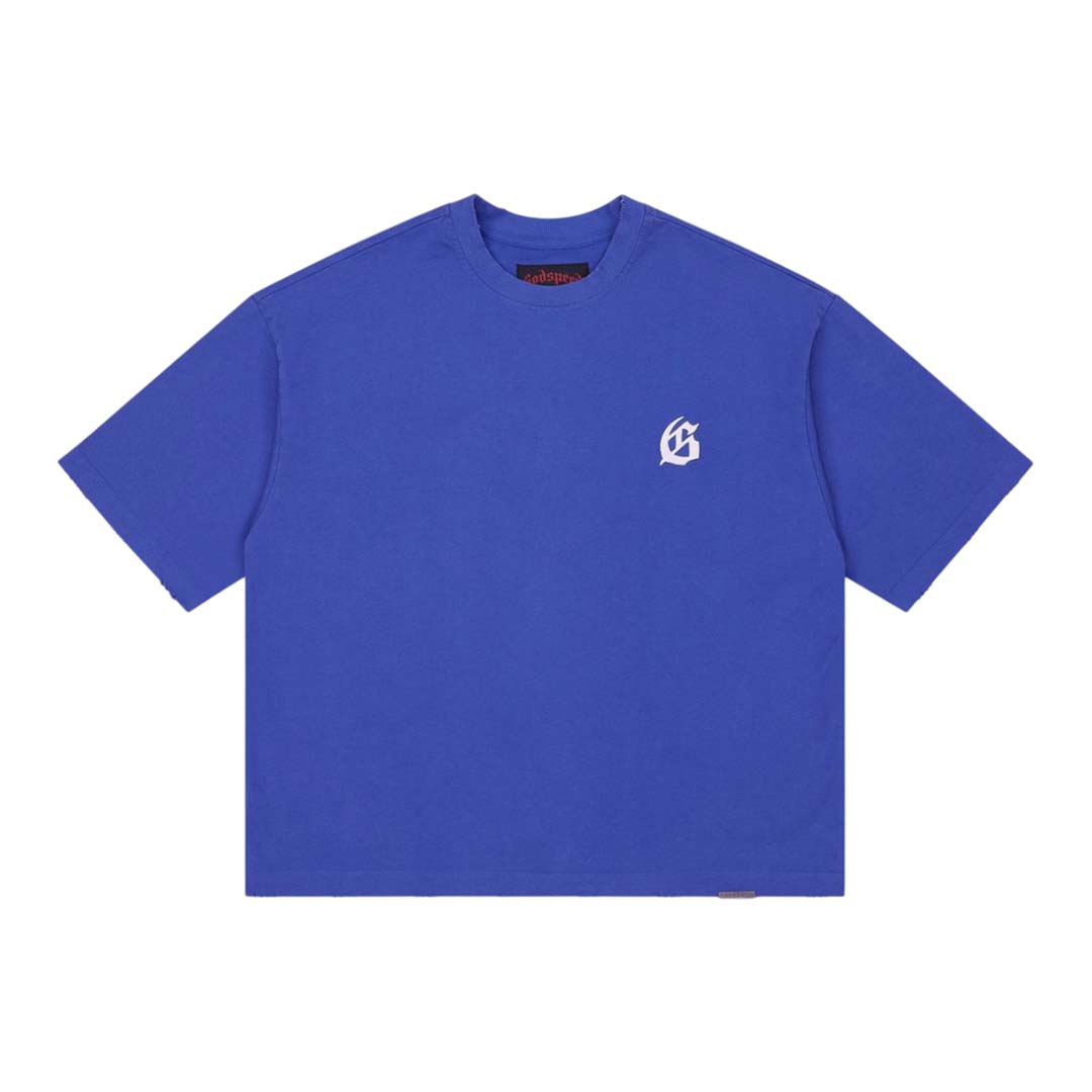 Godspeed Royal Blue G Logo Tee by Godspeed - NWAHYPE No.1 for streetwear T-Shirts in USA