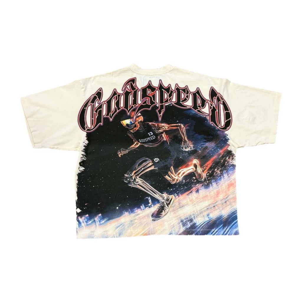 Godspeed Run Club Bone Tee by Godspeed - NWAHype 1 for streetwear T-Shirts in USA